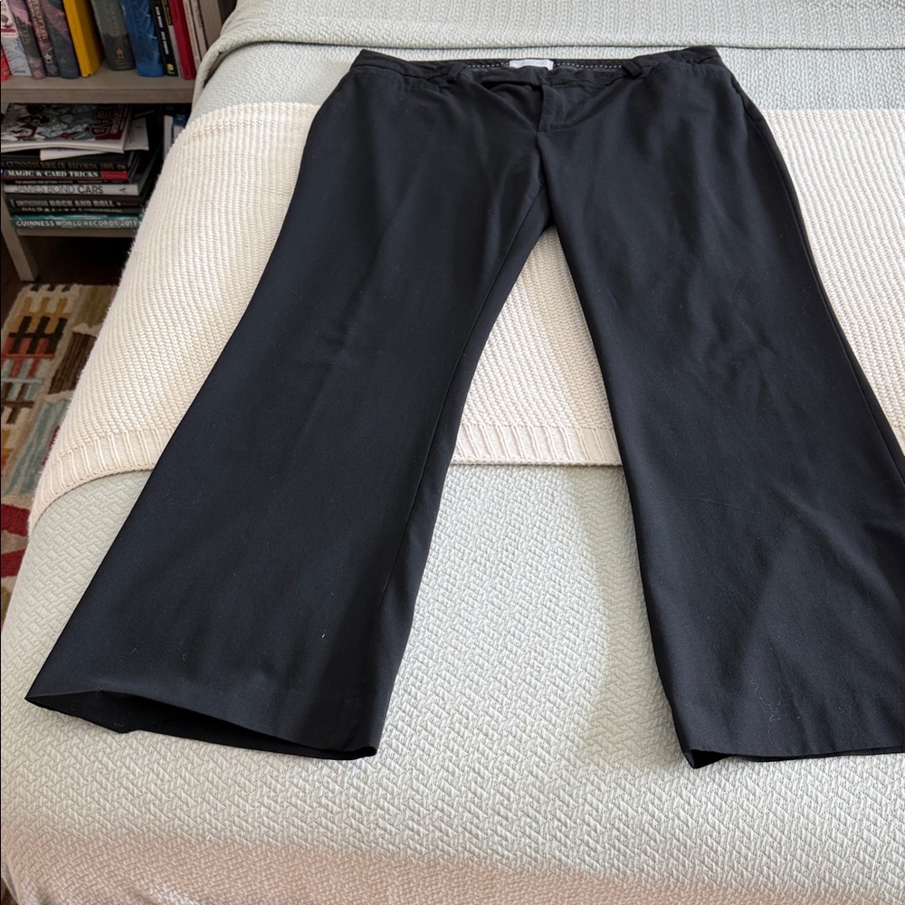 GAP Modern Boot Black Pants